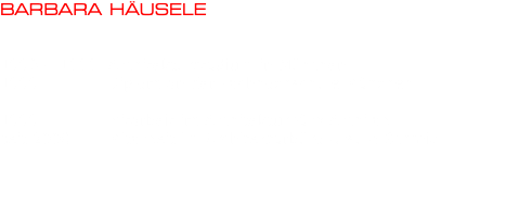 barbara häusele 1993 – 1999 Architekturstudium in München 1999 Diplom an der Fachhochschule München 1999 Mitarbeit im Architekturbüro Archilab seit 2000 Mitarbeit im Architekturbüro Ursula Schmid 